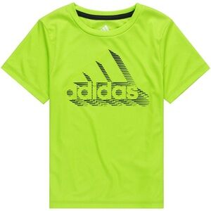 Adidas Big Boys Speed Lines Short Sleeve Athletic Tee